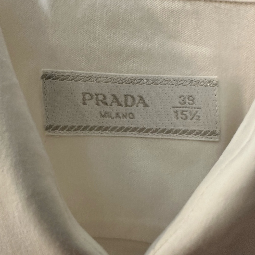 Prada Cream Button-Up Shirt - Picture 2 of 6